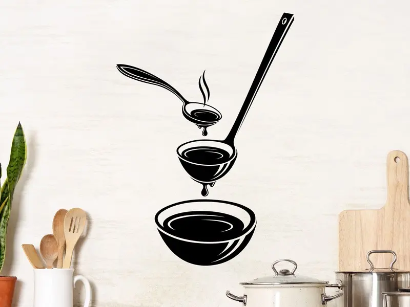 Autocolante Cozinha Colheres
