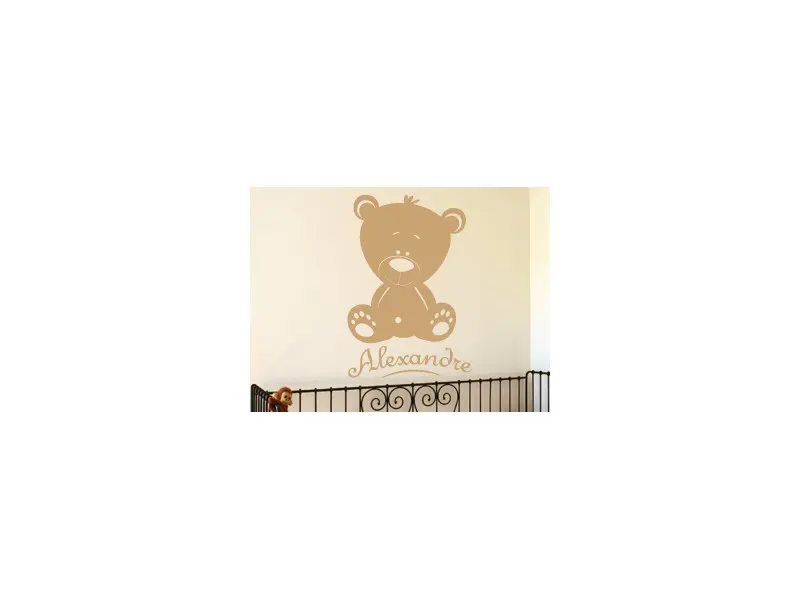 Sticker Petit Ours Personnalisable