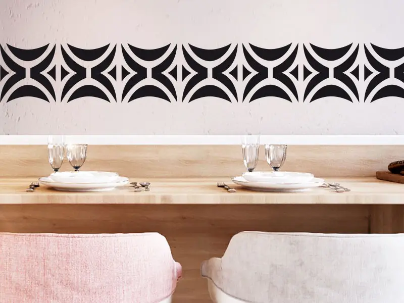 Sticker mural Stickers Frises Frise Deco APA résultat en situation gros plan Sticker Frise Deco APA