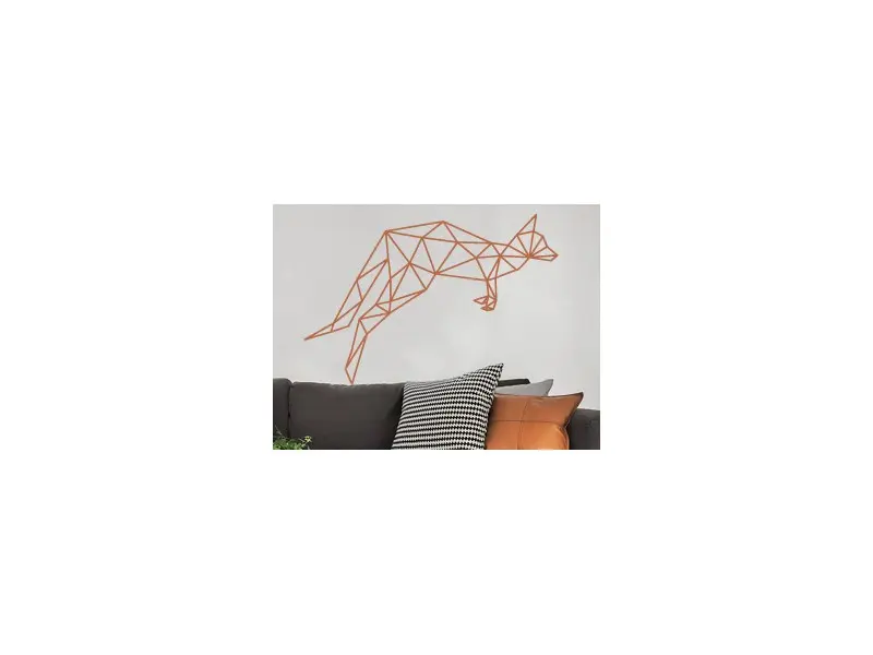 Sticker Kangourou Geometrique