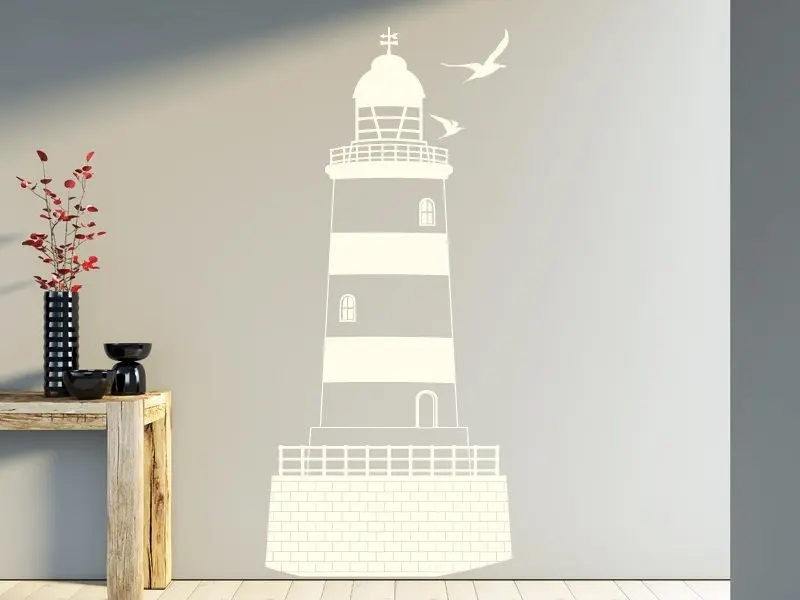 Sticker mural Mers et Océans Phare résultat en situation Sticker Phare