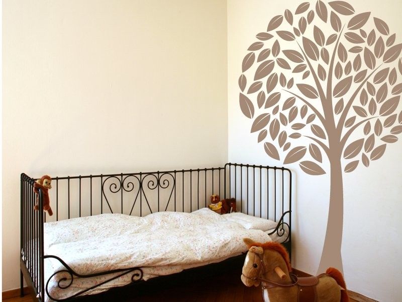 Sticker mural Arbre Boule résultat en situation