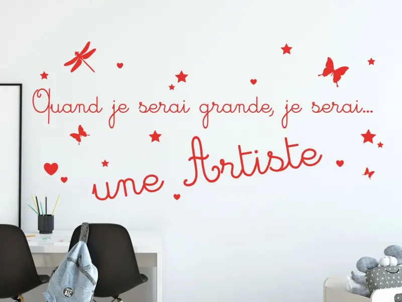 Sticker Quand je serai grande...