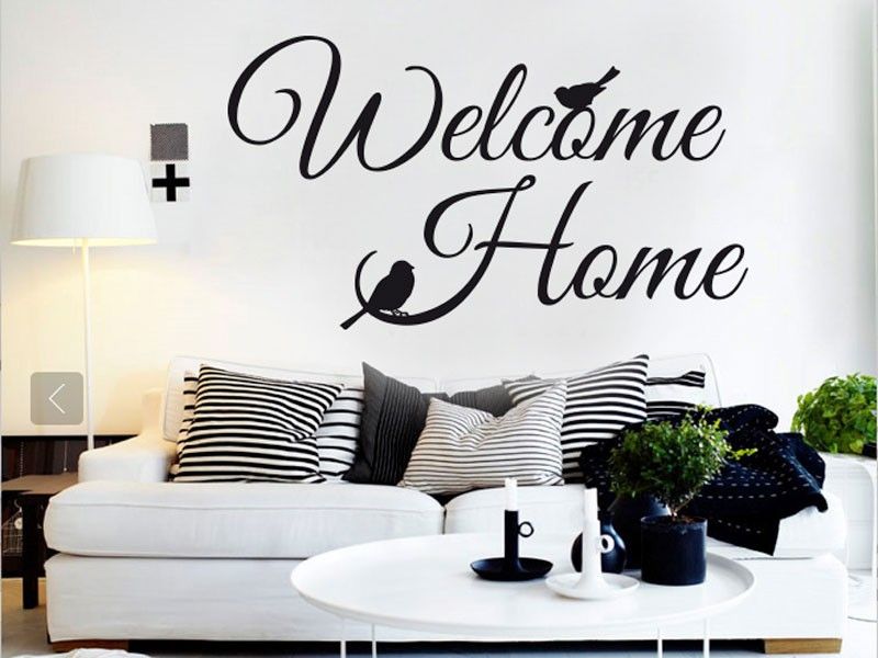 Autocolante de parede Welcome Home