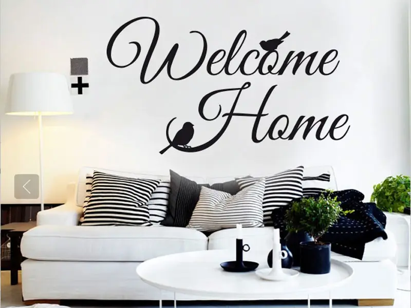 Autocolante de parede Welcome Home Autocolante de parede Welcome Home