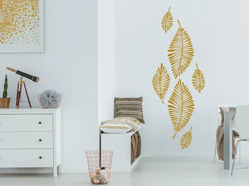 Sticker Feuilles Exotiques Sticker Feuilles Exotiques