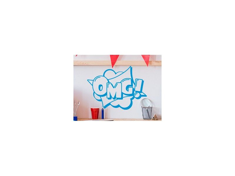 Sticker Pop Art BD OMG!
