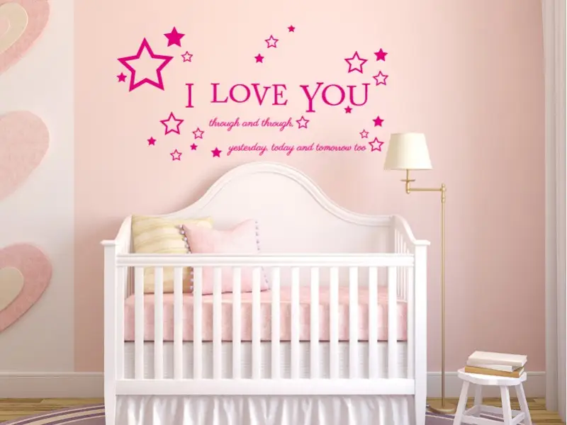 Autocolante de parede " I Love you " Autocolante de parede " I Love you "