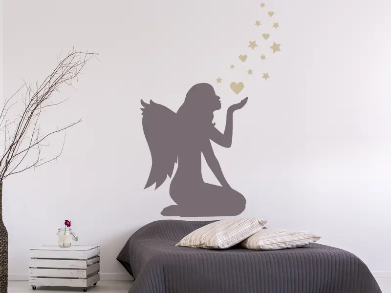 Autocolante Fada Anjo 2 résultat en situation Autocolante Fada Anjo 2