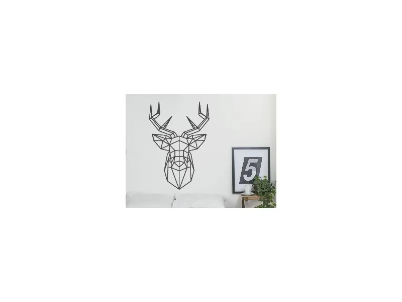 Sticker Renne Geometrique