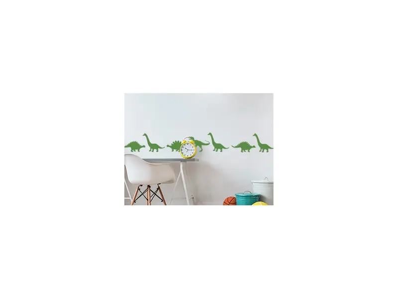 Autocolante de parede Faixa Dinossauros