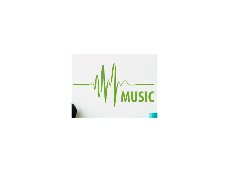 Autocolante de parede Musica Electro