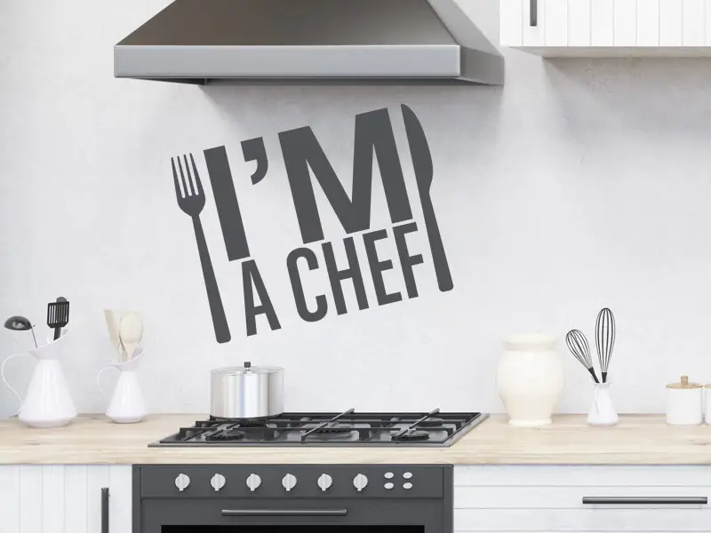 Autocolante de parede I'm a Chef Autocolante de parede I'm a Chef