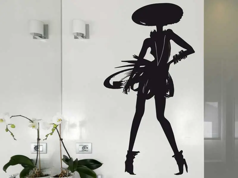 Autocolante La Petite Robe Noire Guerlain résultat en situation gros plan Autocolante La Petite Robe Noire Guerlain