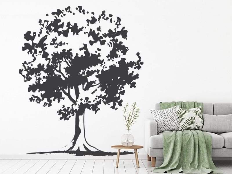 Sticker mural Arbre de Vie réaliste résultat en situation
