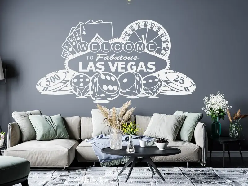 Sticker mural Jeux Casino Las Vegas Poker Sticker mural Jeux Casino Las Vegas Poker