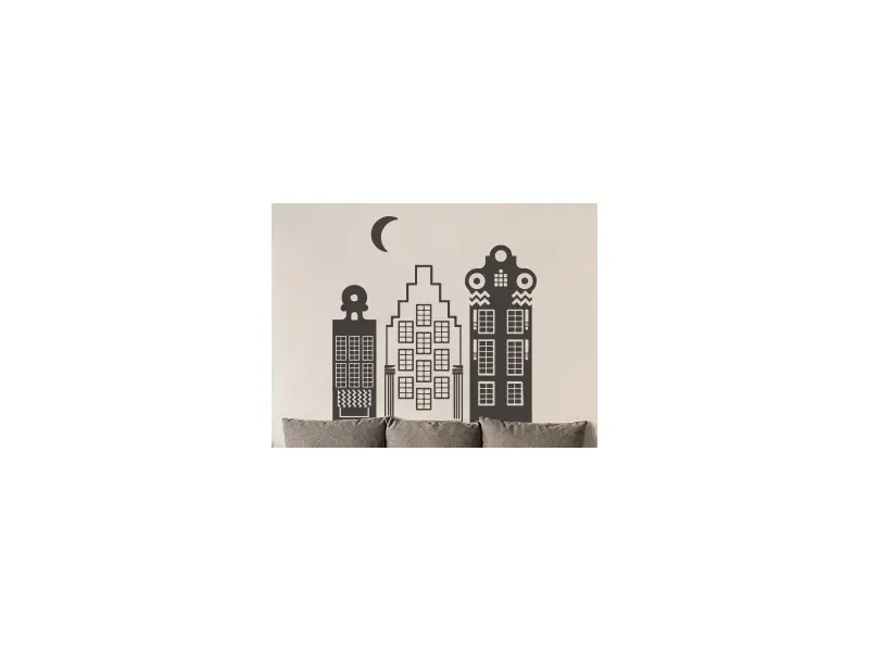 Autocolante de parede Building Funny