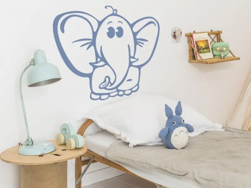 sticker Elephant Enfant résultat en situation