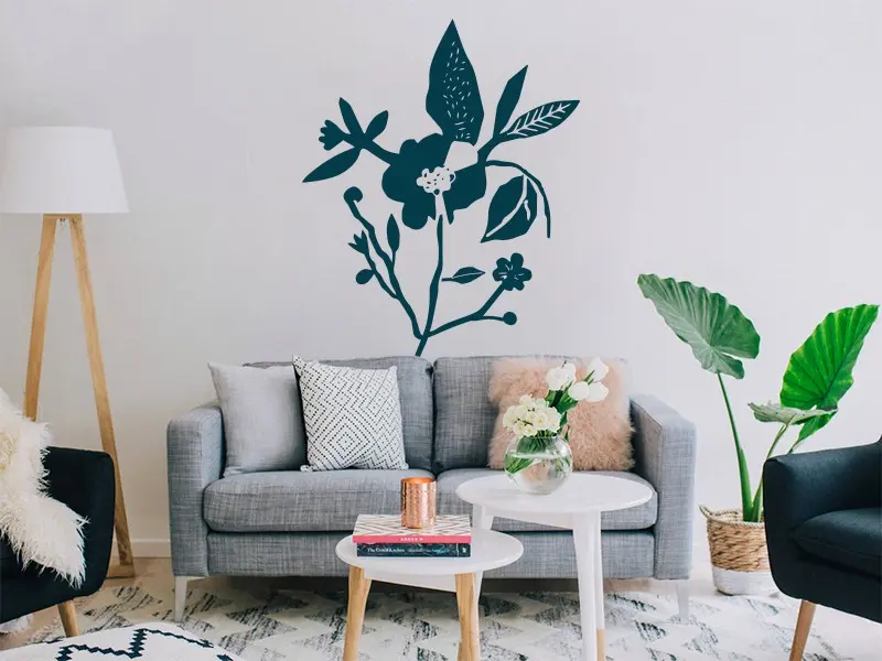 Sticker Bouquet Fleurs Sauvages