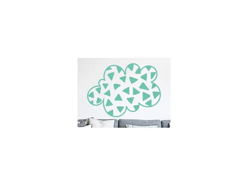 Autocolante Nuvem Abstrato 4 résultat en situation gros plan Autocolante Nuvem Abstrato 4