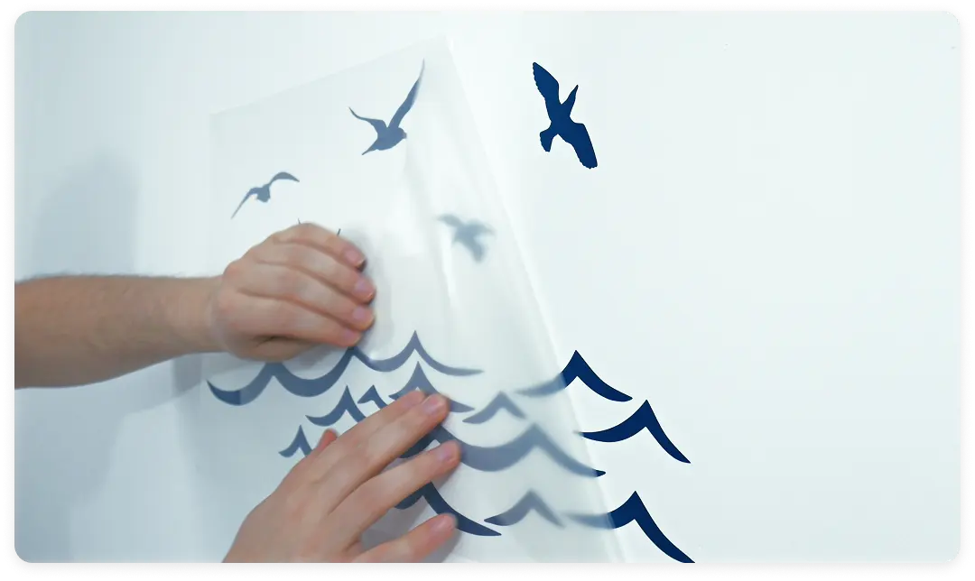 Retirez le film transparent