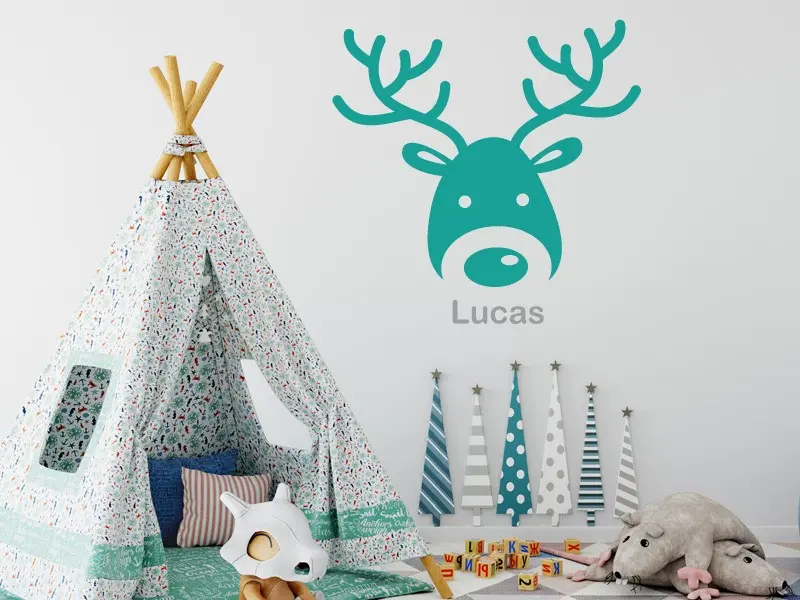 Autocolante Rena Personalizável résultat en situation Autocolante Rena Personalizável résultat en situation