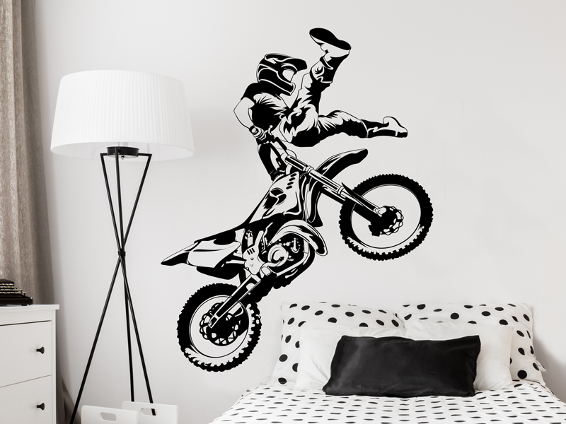 Autocolante de parede Motocross Freestyle
