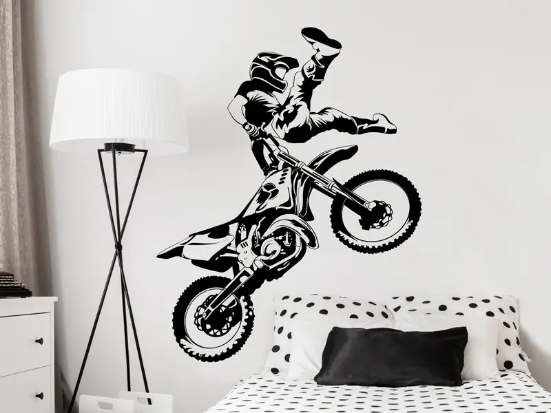 Autocolante de parede Motocross Freestyle Autocolante de parede Motocross Freestyle