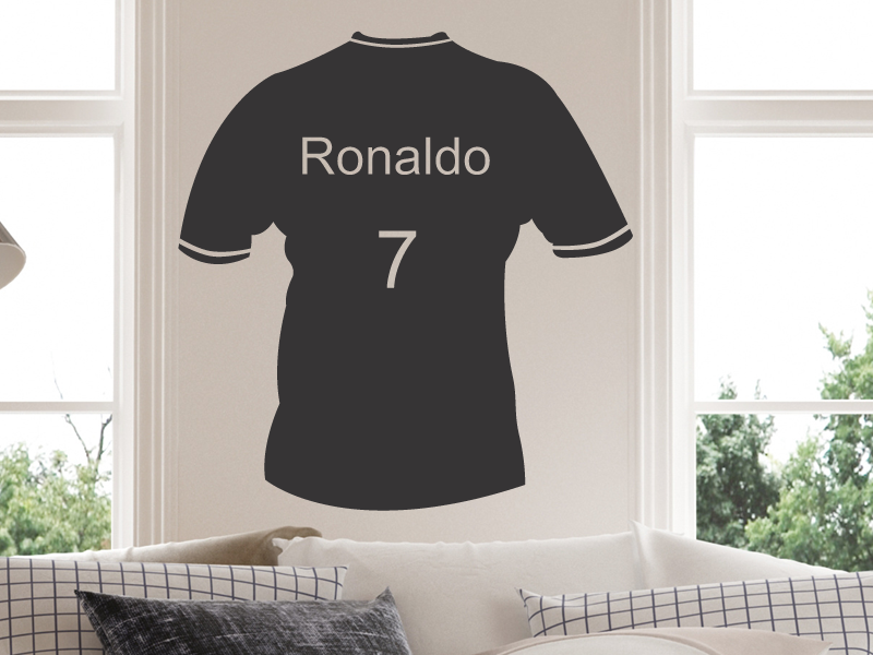 Sticker mural Maillot de Foot résultat en situation