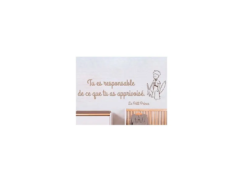 Sticker Citation Petit Prince 3