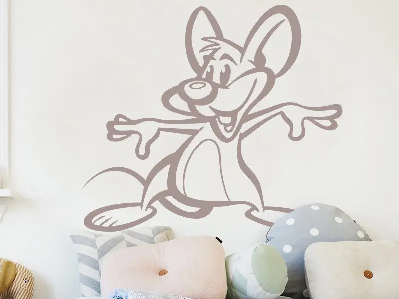 Sticker mural Animaux Souris résultat en situation gros plan Sticker Souris