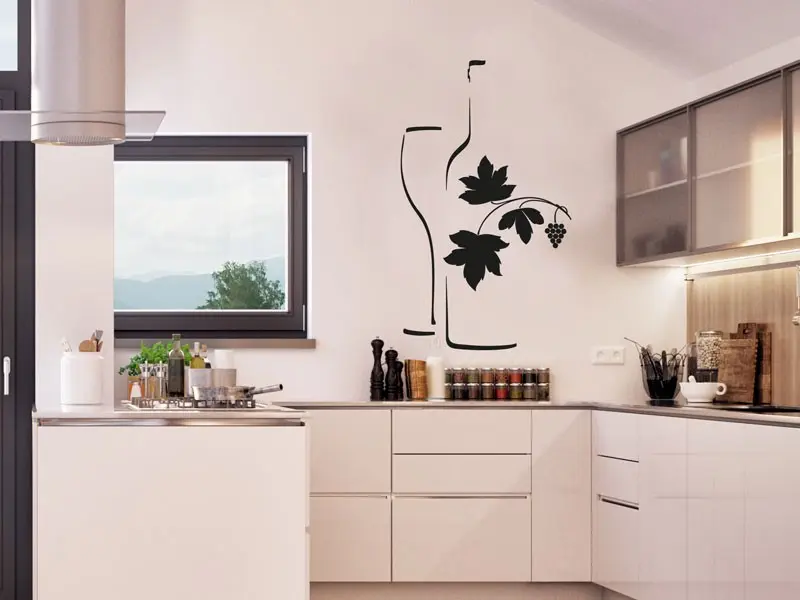 Sticker mural Vin - Cocktail Vin résultat en situation Sticker Vin